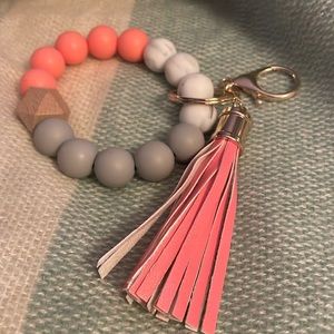 Wrist Strap key ring with tassle